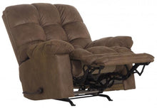 Load image into Gallery viewer, Machado Chocolate Rocker Recliner w/ Extended Footrest
