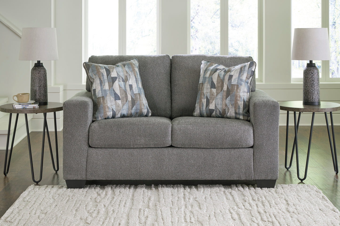 Deltona Graphite Sofa & Loveseat