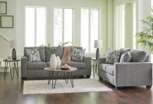 Load image into Gallery viewer, Deltona Graphite Sofa &amp; Loveseat
