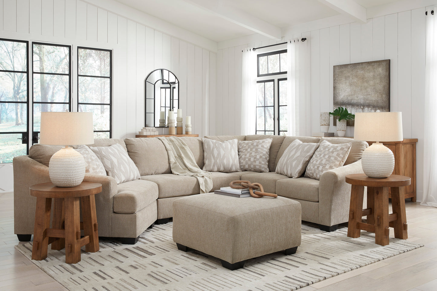 Brogan Bay Cork LAF Cuddler Sectional