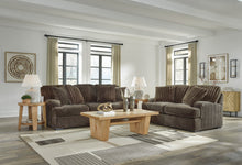 Load image into Gallery viewer, Aylesworth Chocolate Sofa &amp; Loveseat
