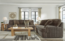 Load image into Gallery viewer, Aylesworth Chocolate Sofa &amp; Loveseat
