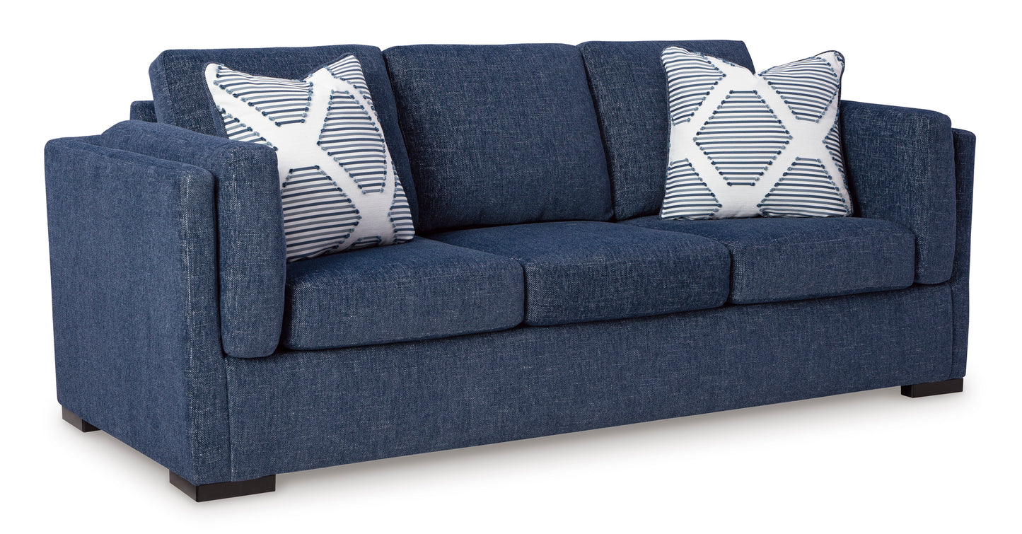 Evansley Navy Sofa & Loveseat