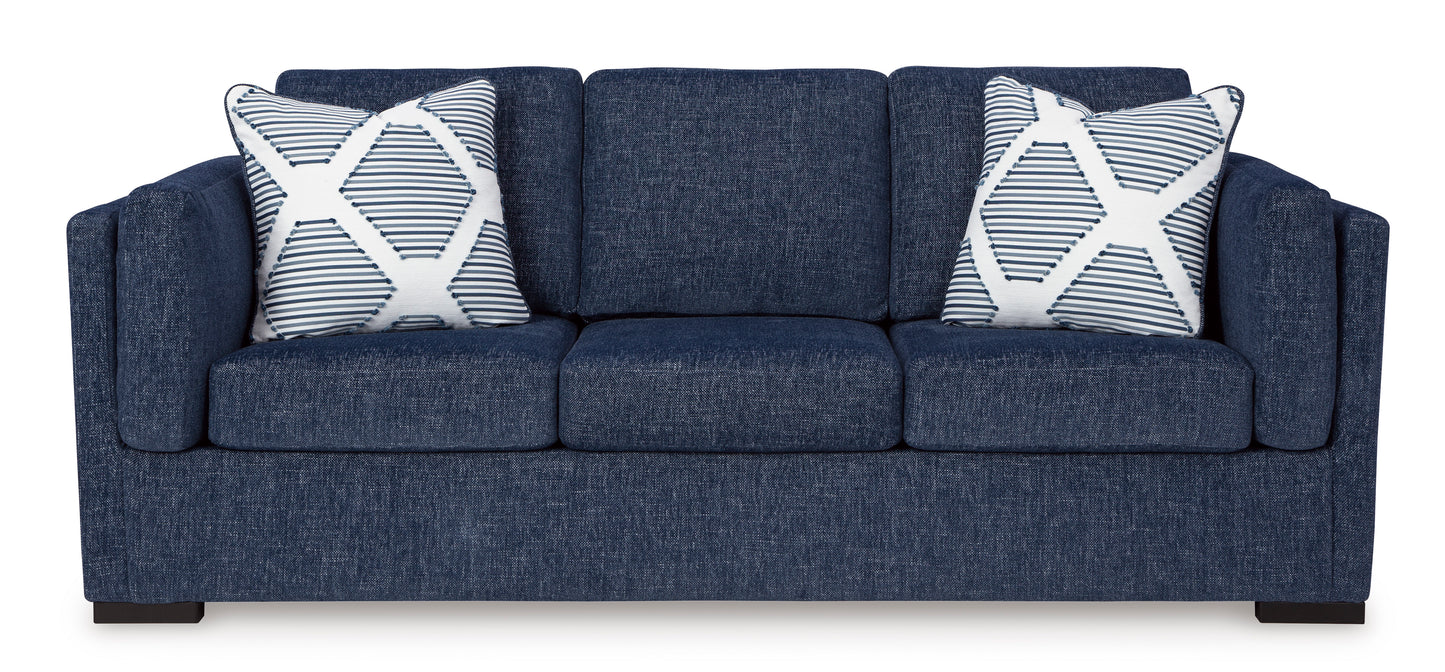 Evansley Navy Sofa & Loveseat