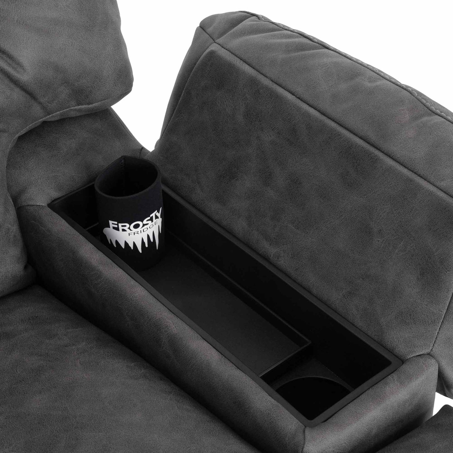 Clayton Easter Slate Rocker Recliner w/ Frosty Fridge