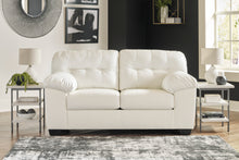 Load image into Gallery viewer, Donlen White Loveseat
