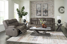 Load image into Gallery viewer, First Base Gunmetal Reclining Sofa &amp; Loveseat
