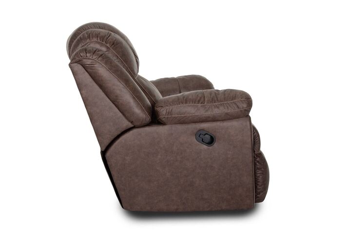 Castello Walnut Rocking Reclining Loveseat