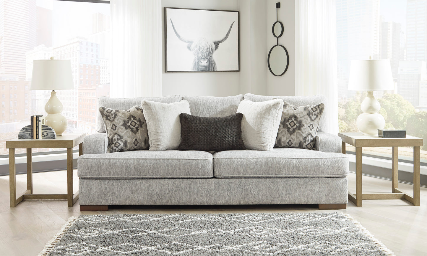 Mercado Pewter Sofa