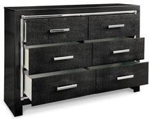 Load image into Gallery viewer, Kaydell Black Dresser &amp; Mirror
