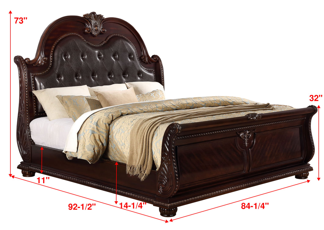 Stanley Cherry King Bed