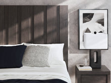 Load image into Gallery viewer, Fraluna Charcoal Queen Panel Bed
