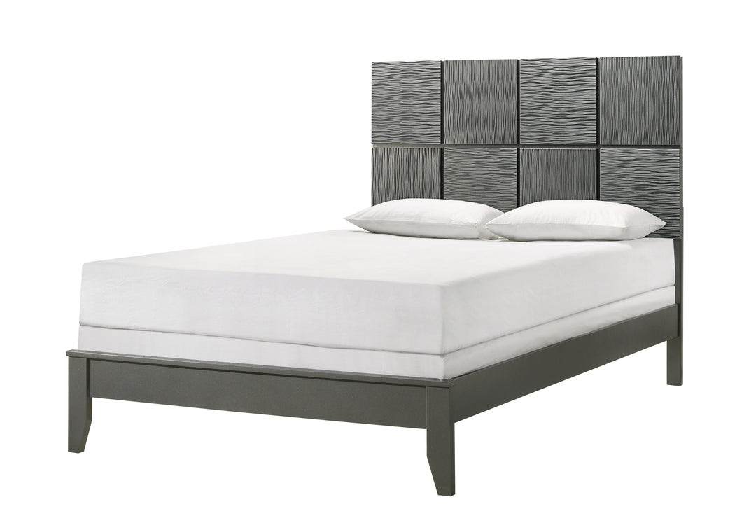 Denker Gunmetal King Bed