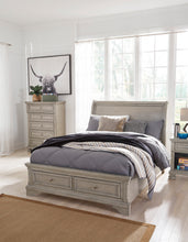 Load image into Gallery viewer, Lettner Light Gray Queen Platform Storage Bed
