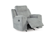 Load image into Gallery viewer, Buntington Pewter Rocker Recliner
