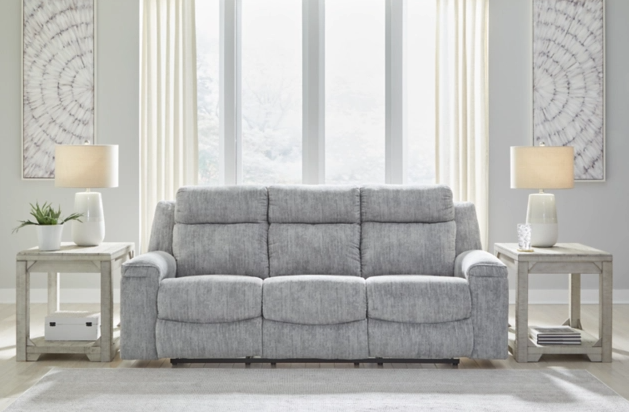 Buntington Pewter Reclining Sofa