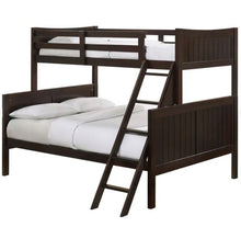 Load image into Gallery viewer, Sami Espresso Twin/Full Bunk Bed w/Ladder
