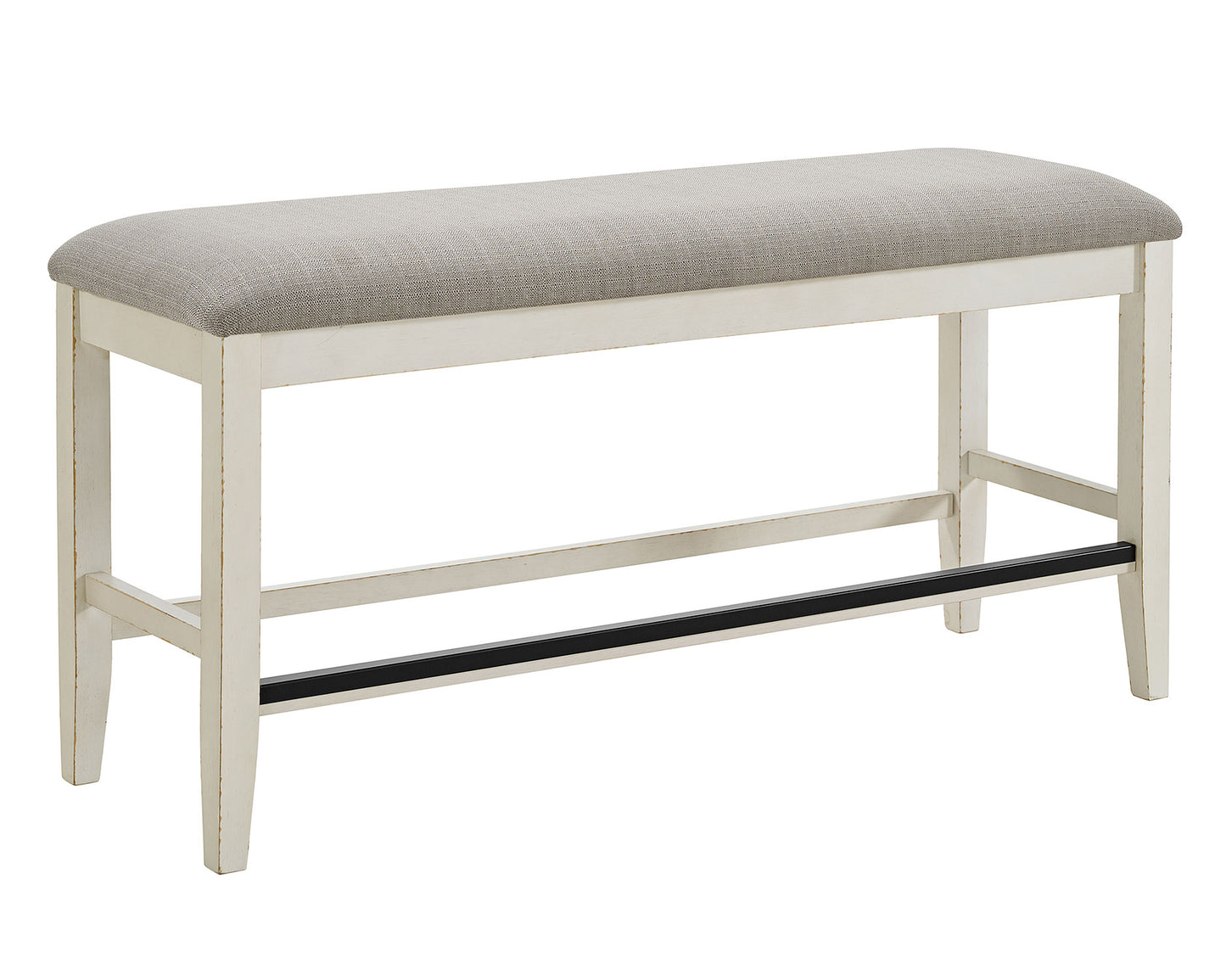 Bellevue Antique White/Walnut 6 Piece Counter Height Dining Set