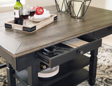 Load image into Gallery viewer, Tyler Creek Black/Gray 6 Piece Counter Height Dining Set
