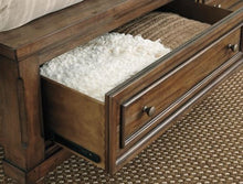 Load image into Gallery viewer, Flynnter Medium Brown Queen Platform Storage Bed, Dresser &amp; Mirror
