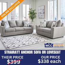 Load image into Gallery viewer, Stairatt Anchor Sofa &amp; Loveseat
