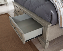 Load image into Gallery viewer, Lettner Light Gray Full Platform Storage Bed
