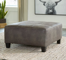 Load image into Gallery viewer, Navi Smoke Oversized Ottoman
