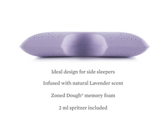 Load image into Gallery viewer, Shoulder Zoned Dough + Lavender Queen Mid Loft Pillow
