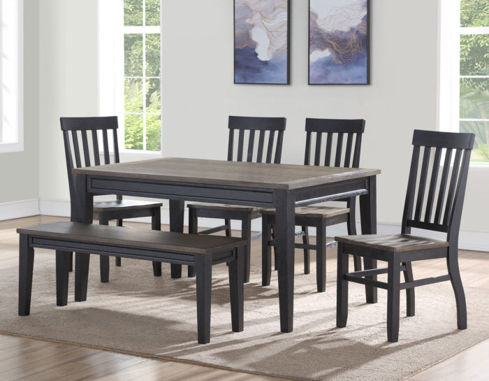 Raven Noir 6 Piece Dining Set