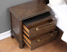Load image into Gallery viewer, Milan Walnut Nightstand
