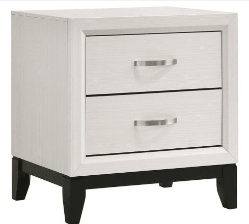 Akerson White Nightstand - WCC Furniture & Mattress Center Lafayette & Lake Charles