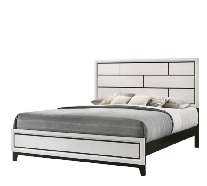Akerson White Twin Panel Bed