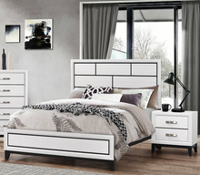 Load image into Gallery viewer, Akerson White Queen Panel Bed, Dresser &amp; Mirror
