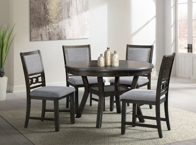 Amherst Dark 5 Piece Dining Set - WCC Furniture & Mattress Center Lafayette & Lake Charles