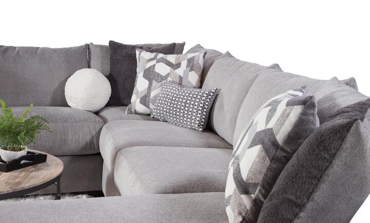 Apollo Gray Sectional - WCC Furniture & Mattress Center Lafayette & Lake Charles