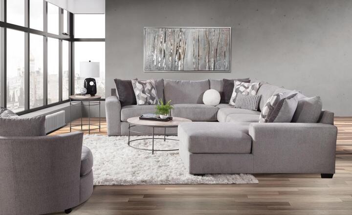 Apollo Gray Sectional - WCC Furniture & Mattress Center Lafayette & Lake Charles