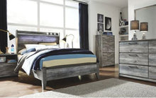 Load image into Gallery viewer, Baystorm Gray King Panel Bed, Dresser &amp; Mirror

