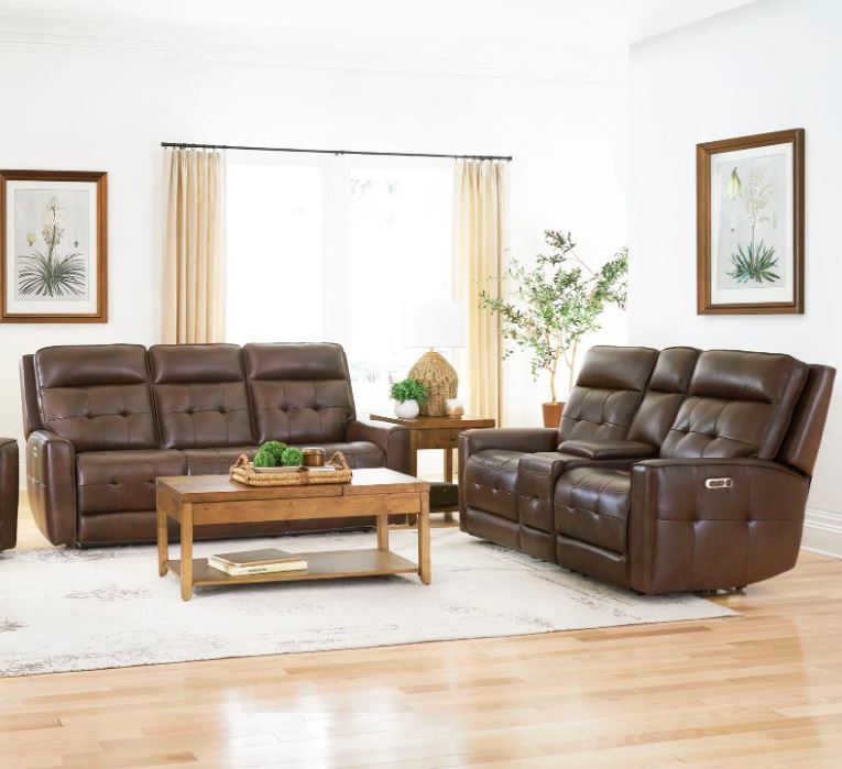 Canterbury Acorn Power Zero Gravity Sofa & Loveseat