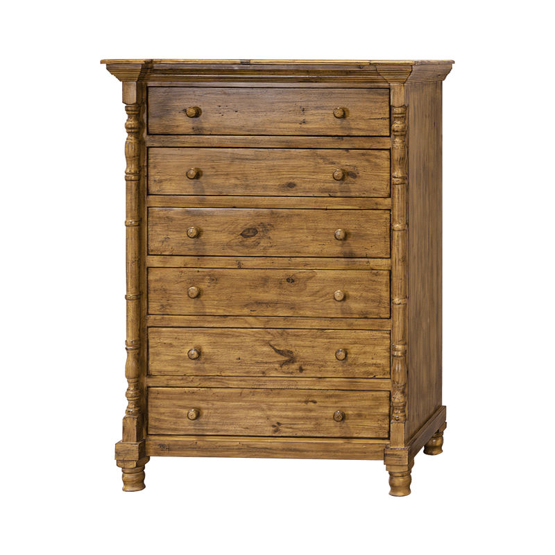 Beasley Smooth Pecan Chest - WCC Furniture & Mattress Center Lafayette & Lake Charles