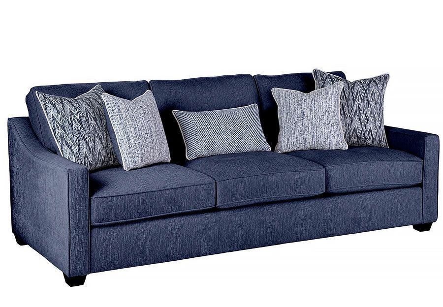 Dakota Navy Sofa WCC Furniture & Mattress Center