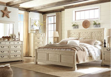 Load image into Gallery viewer, Bolanburg White King Panel Bed, Dresser &amp; Mirror
