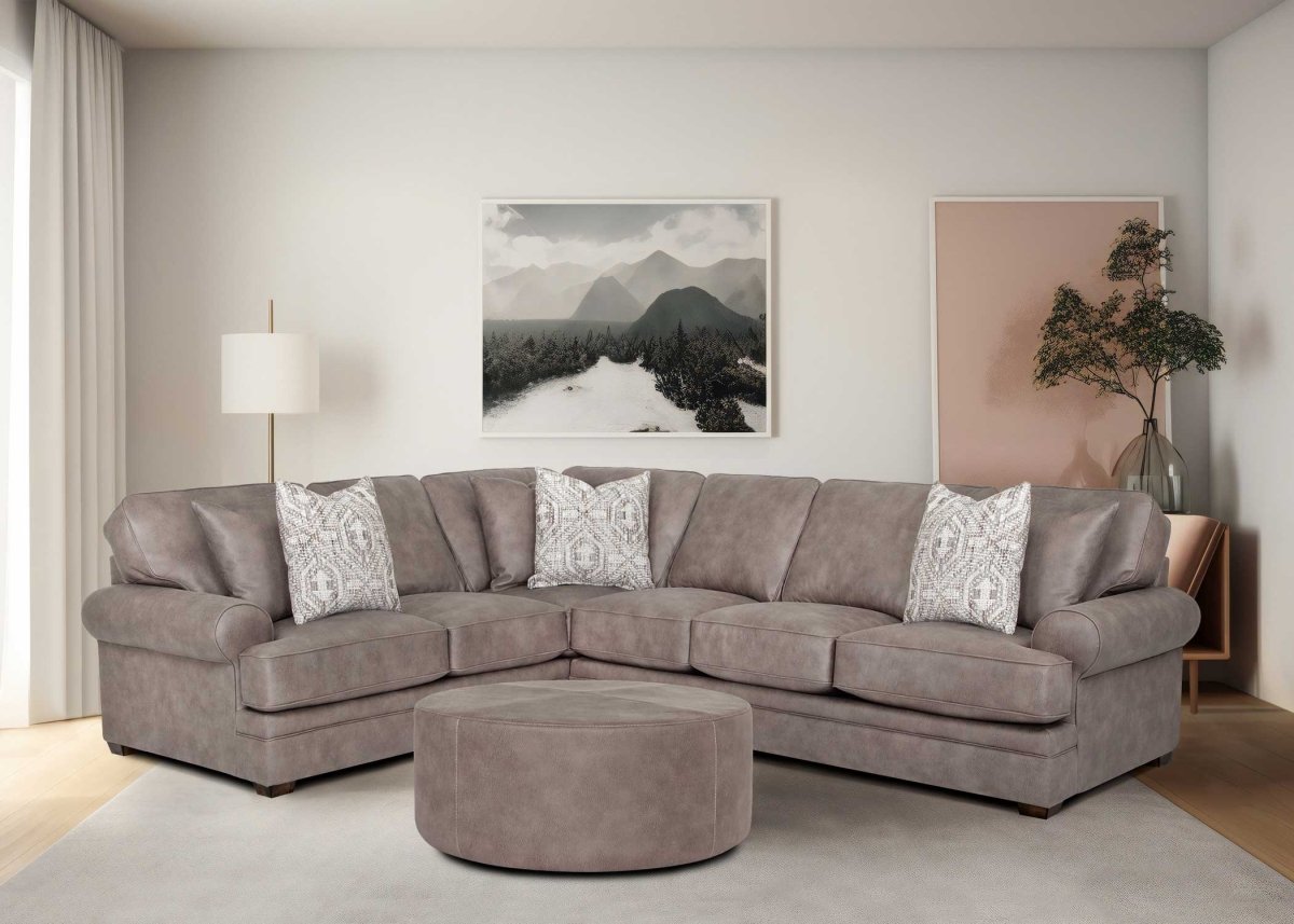 Brighton Scottsdale Greige Sectional - WCC Furniture & Mattress Center Lafayette & Lake Charles