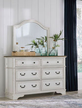 Load image into Gallery viewer, Brollyn Queen Upholstered Panel Bed, Dresser &amp; Mirror
