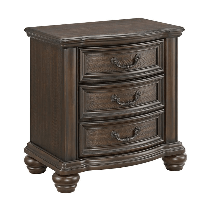 Brunswick Mahogany Nightstand - WCC Furniture & Mattress Center Lafayette & Lake Charles
