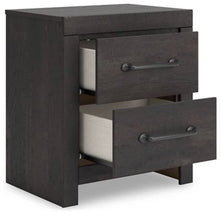 Load image into Gallery viewer, Hollivern Dark Grey Nightstand
