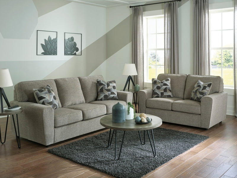 Cascilla Pewter Sofa & Loveseat - WCC Furniture & Mattress Center Lafayette & Lake Charles