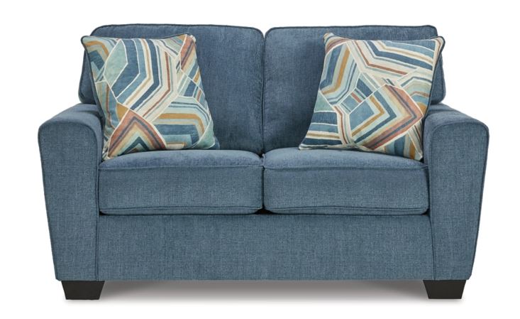 Cashton Blue Sofa & Loveseat