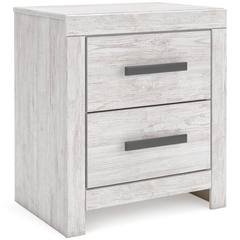Cayboni Whitewash Nightstand - WCC Furniture & Mattress Center Lafayette & Lake Charles
