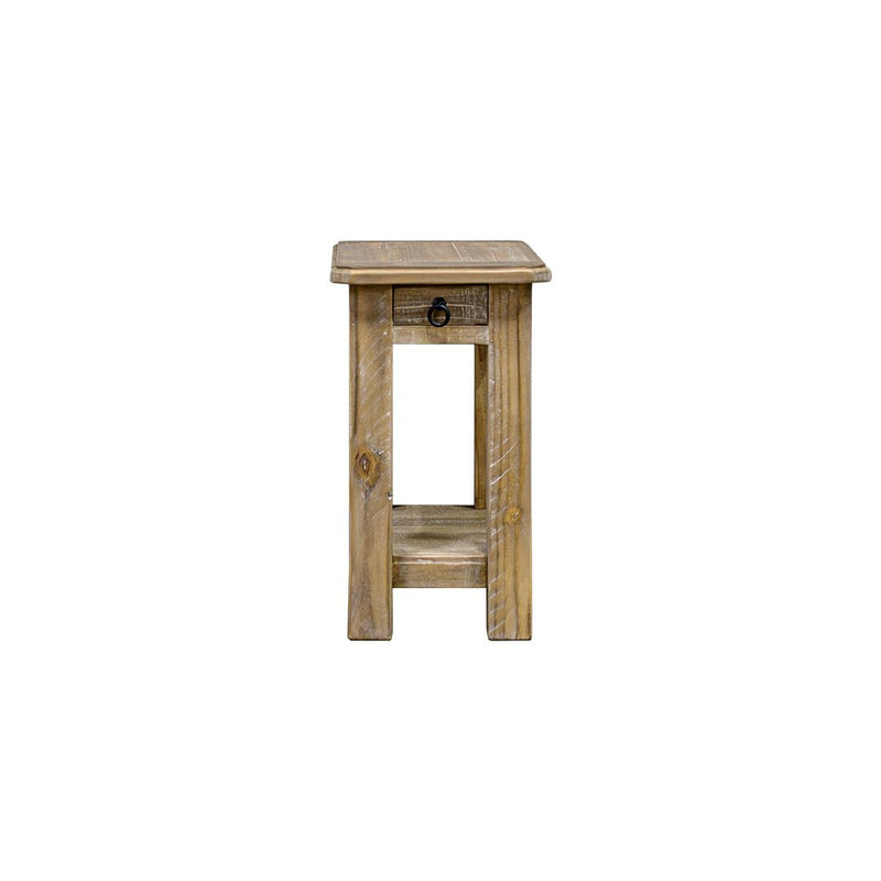 Chastain Country Harvest 1 Drawer Chairside Table - WCC Furniture & Mattress Center Lafayette & Lake Charles