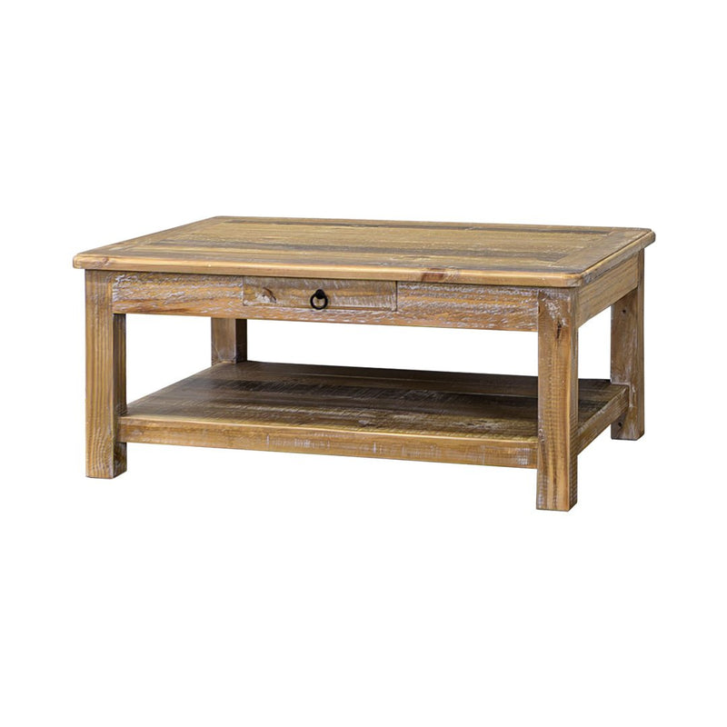 Chastain Country Harvest 1 Drawer Coffee Table - WCC Furniture & Mattress Center Lafayette & Lake Charles